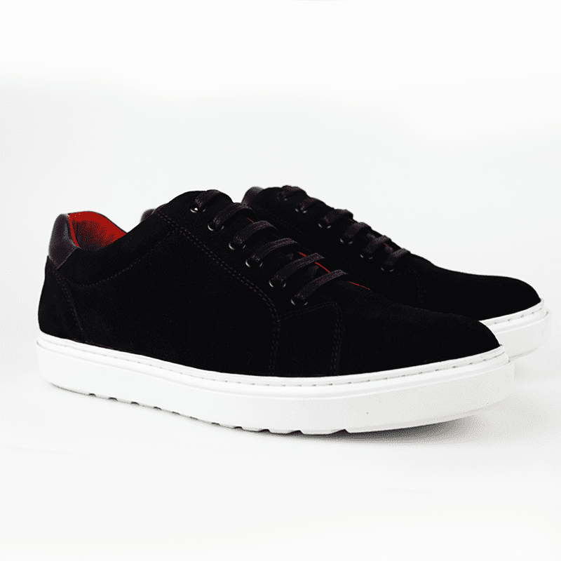 Basket MAXIME Daim Noir